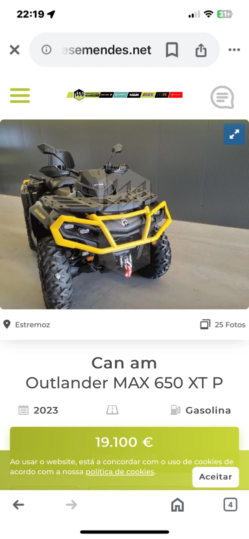 Bombardier Outlander  650 XT-P