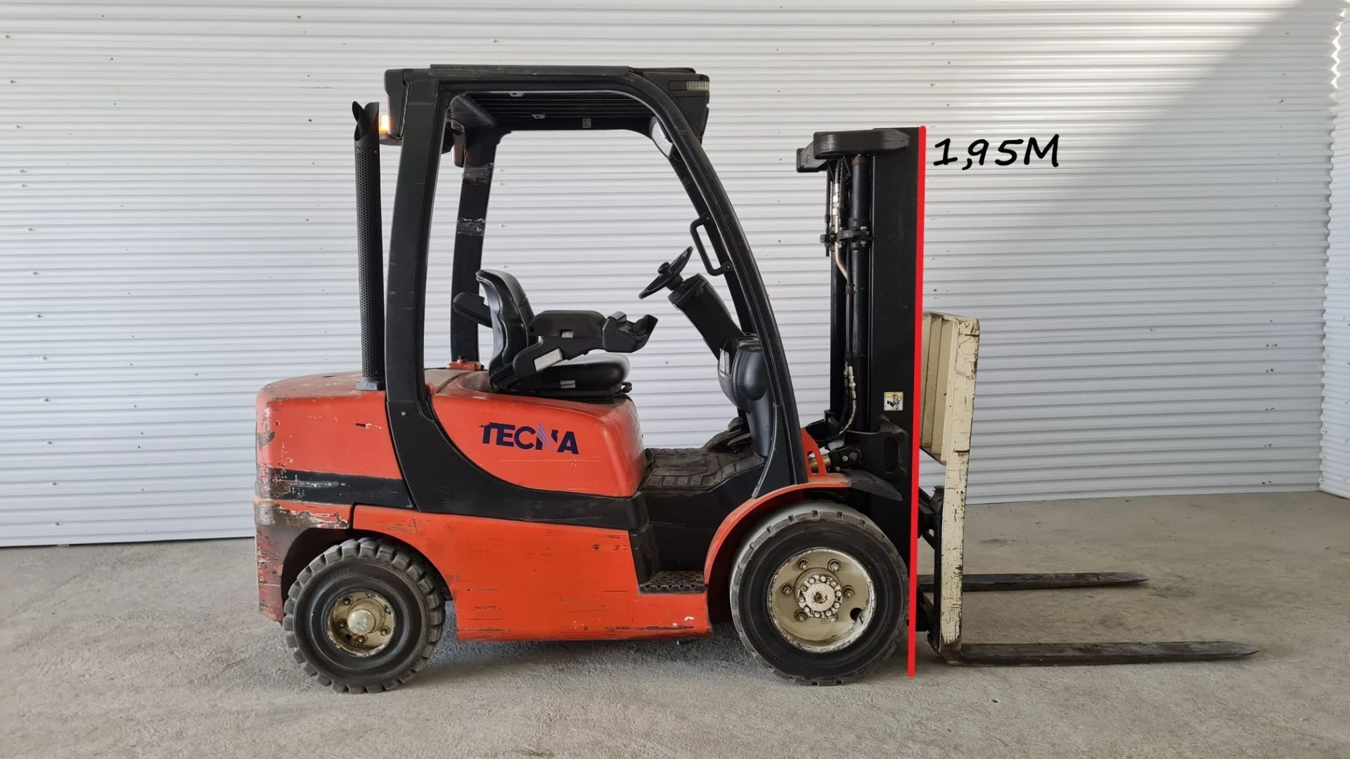 Yale TECNA 3000KG TRIPLEX - DESLOCAMENTO LATERAL