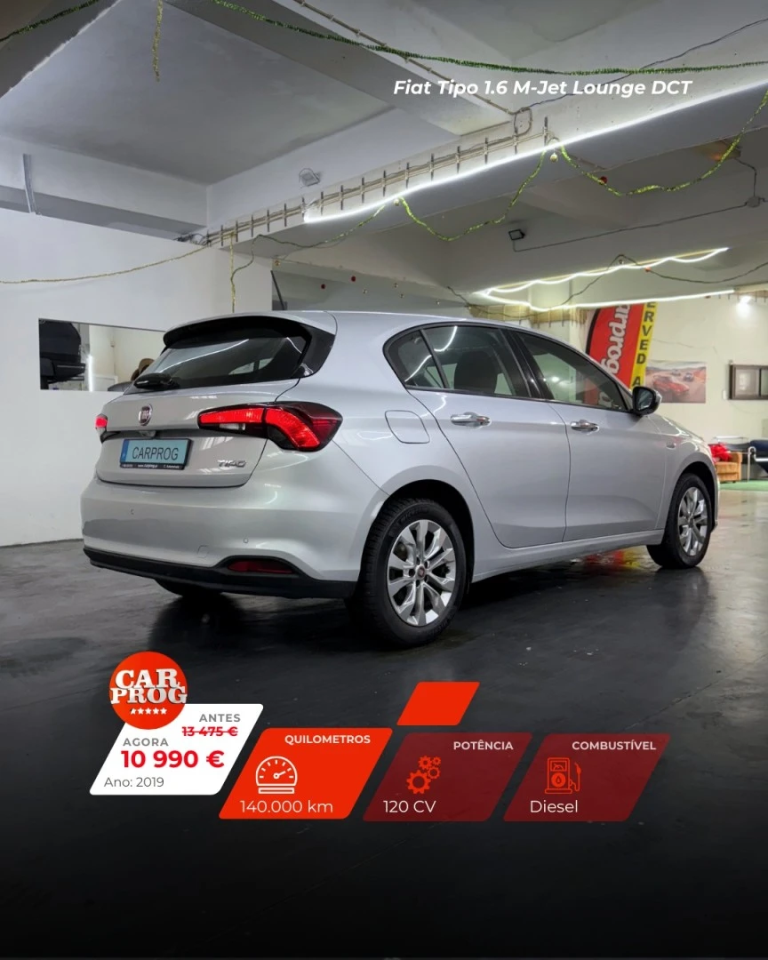 Fiat Tipo 1.6 M-Jet Lounge DCT