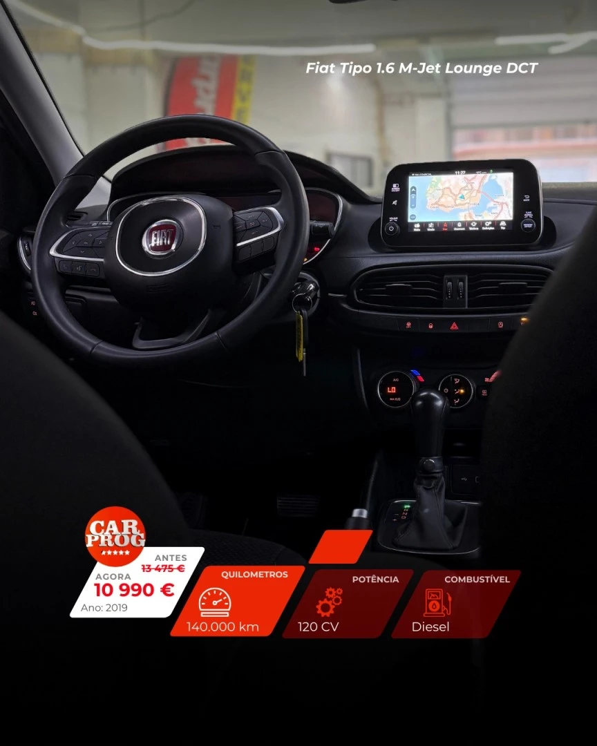 Fiat Tipo 1.6 M-Jet Lounge DCT