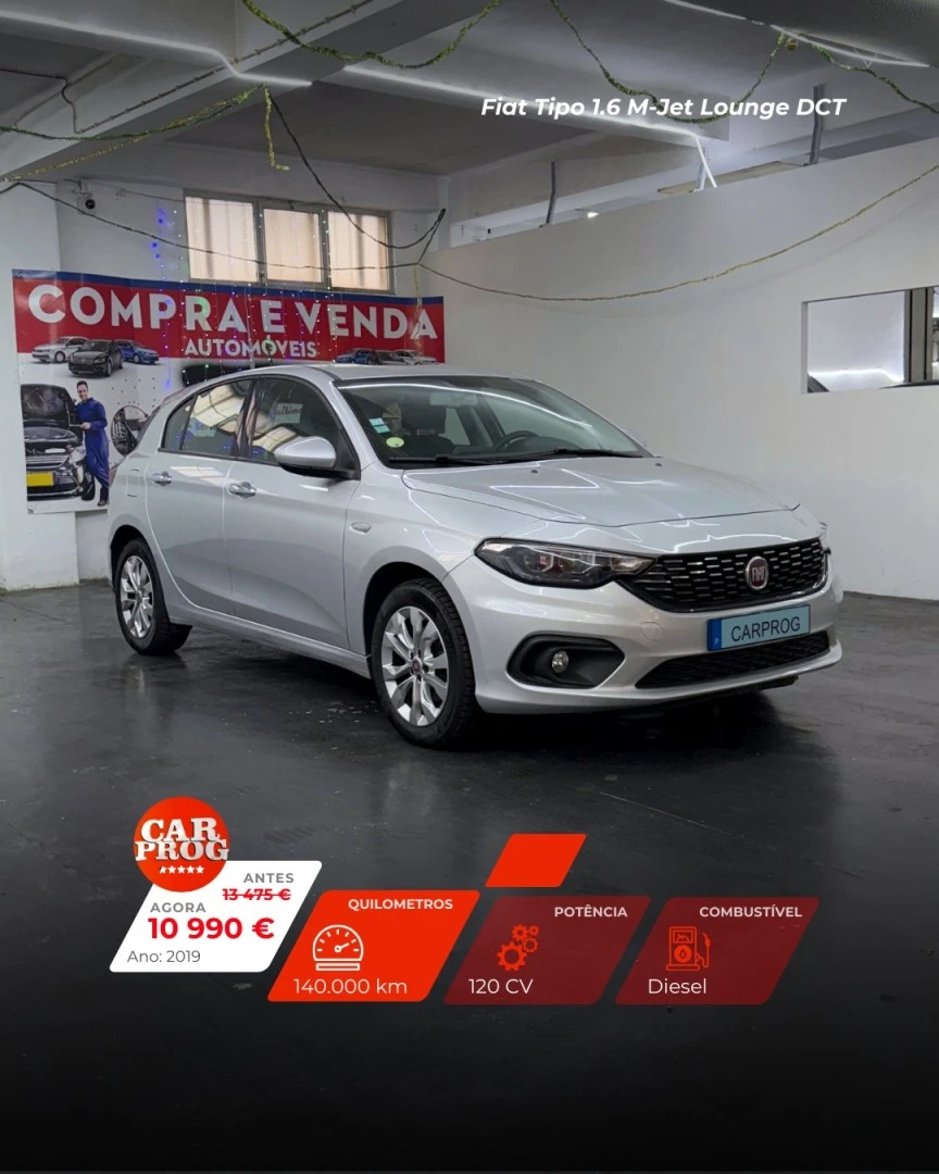 Fiat Tipo 1.6 M-Jet Lounge DCT