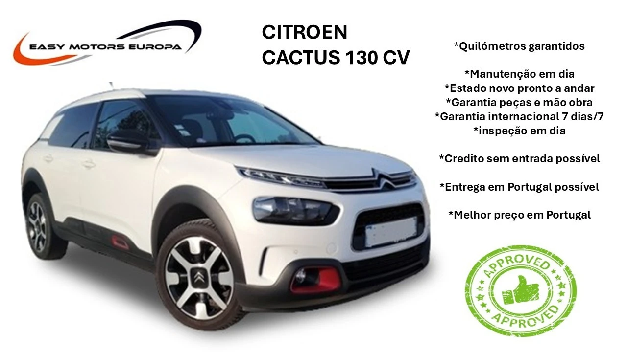 Citroën C4 Cactus SHINE 130 CV S&S 5P COM EXTRAS