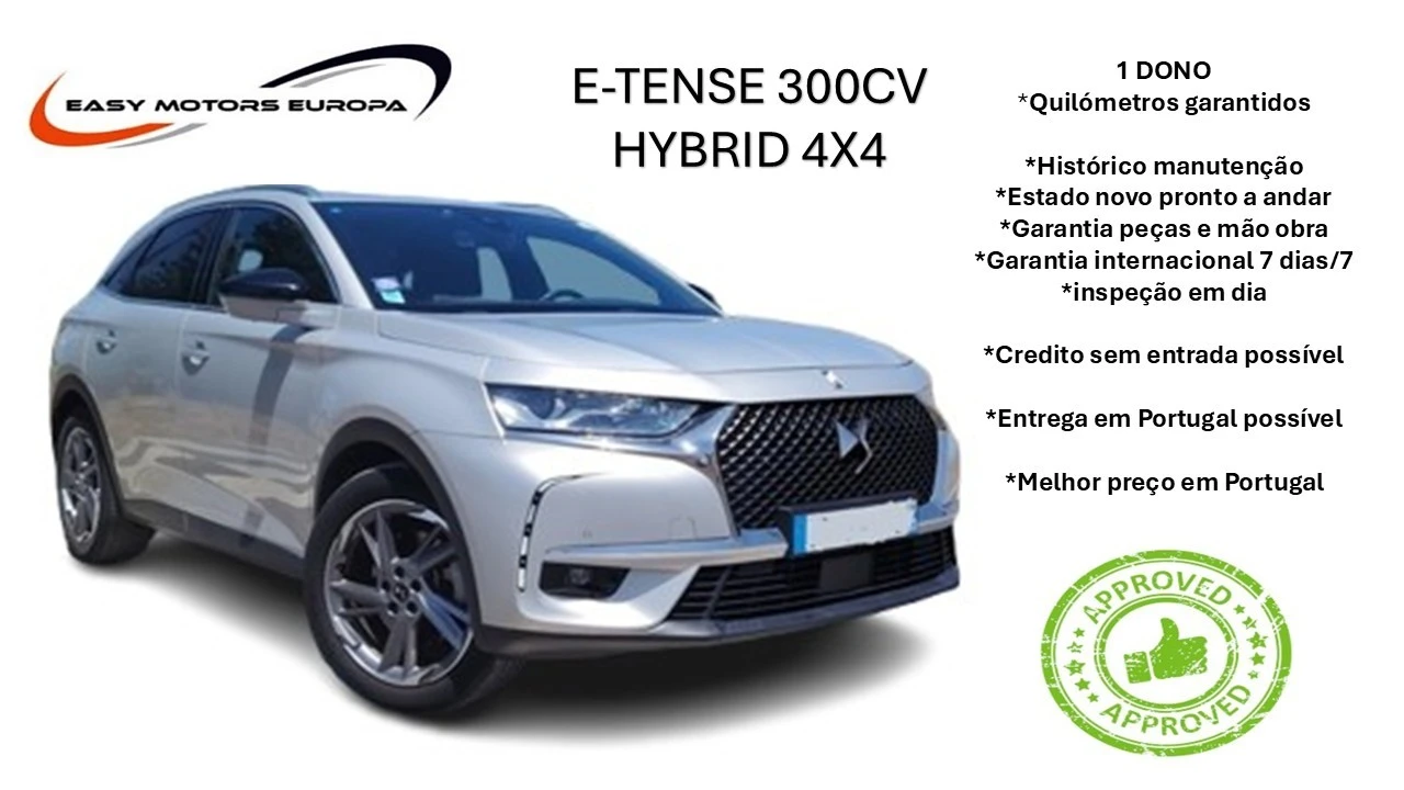 DS DS7 Crossback E-TENSE 300CV EAT8 4X4 INSPIRATION BASTILLE