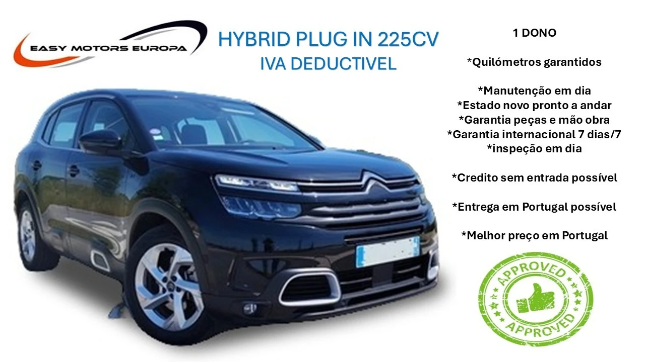 Citroën C5 Aircross 1.6 HYBRID PHEV 225CV BUSINESS PACK COM EXTRAS